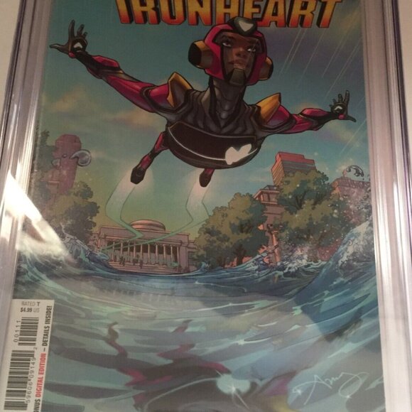 2019 Marvel Comics RiRi Williams Iron Heart #1 CGC 9.8 - Picture 2 of 7